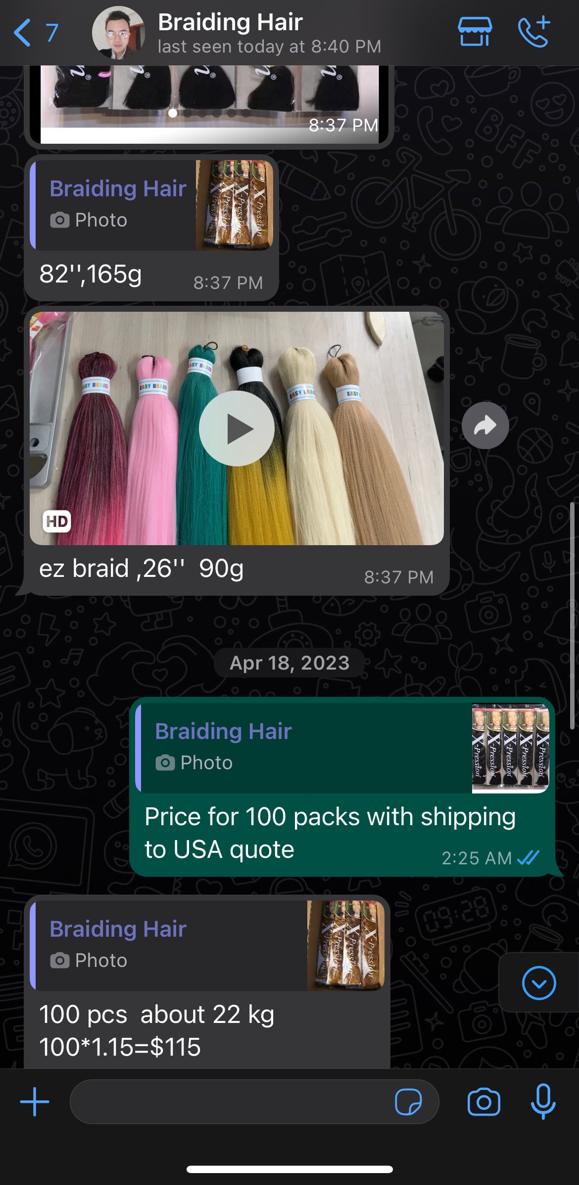 Braiding hair vendors list